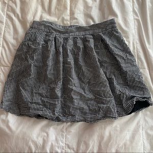 y2k gingham tennis skirt